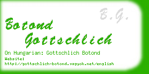 botond gottschlich business card